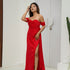 Red Velvet Affair Long Dress